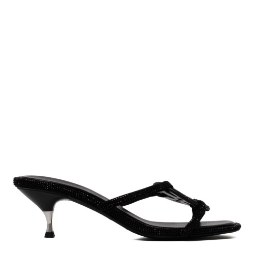 Black Miller Pav Bomb Sandal