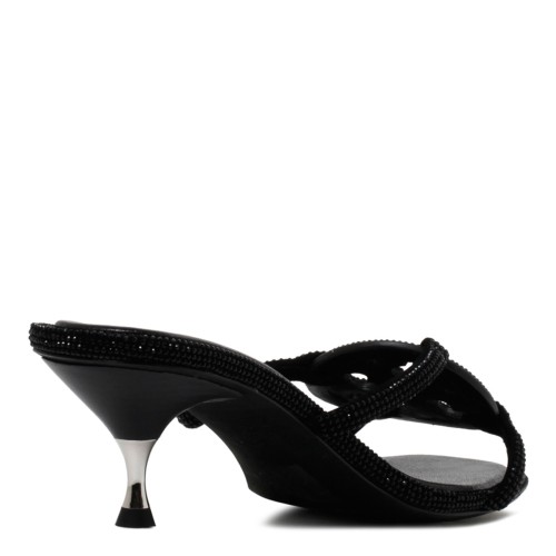 Black Miller Pav Bomb Sandal