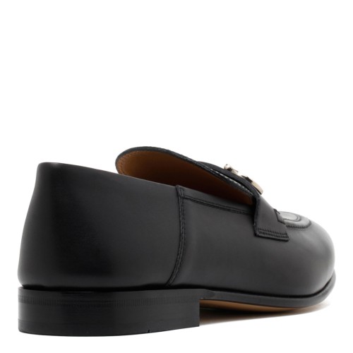 Black Elongated Loafers