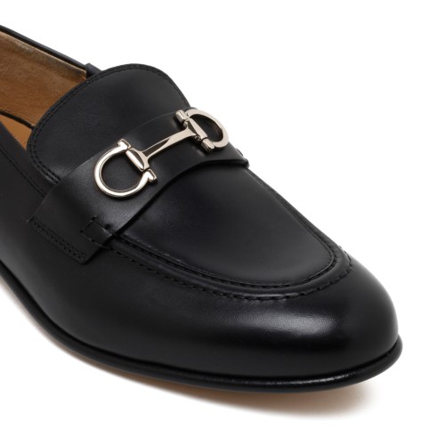 Black Elongated Loafers