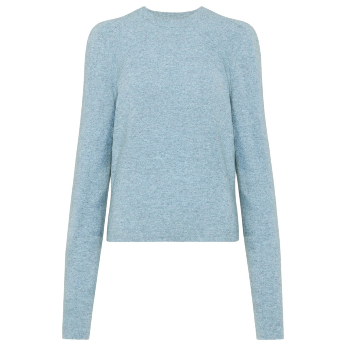 Blue Wool Knit Top