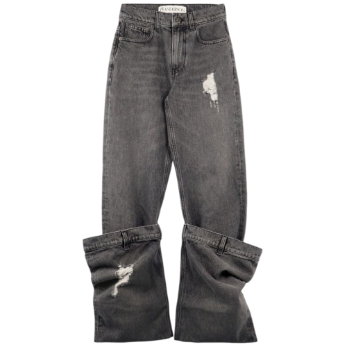 Distressed Bucket Jeans