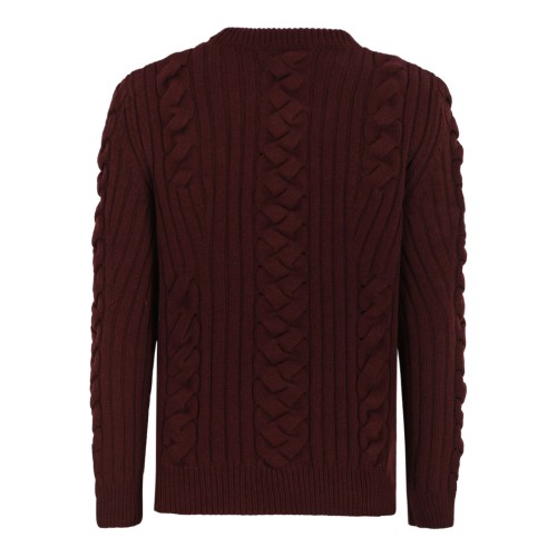 Bordeaux Wool Sweater 2