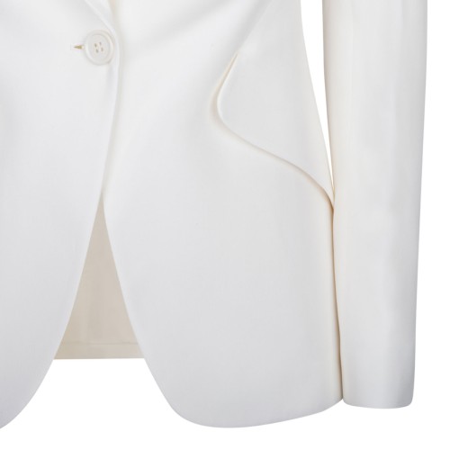 White Single Breasted Blazer