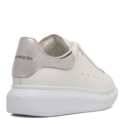 White and Silver Oversized Sneakers