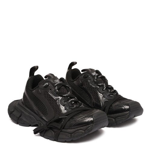 Black 3XL Sneakers With Inserts