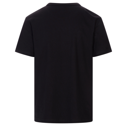 Black Moth Embroidered Logo T-Shirt 2