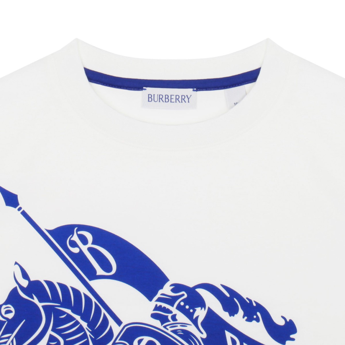 White Logo Print T-Shirt
