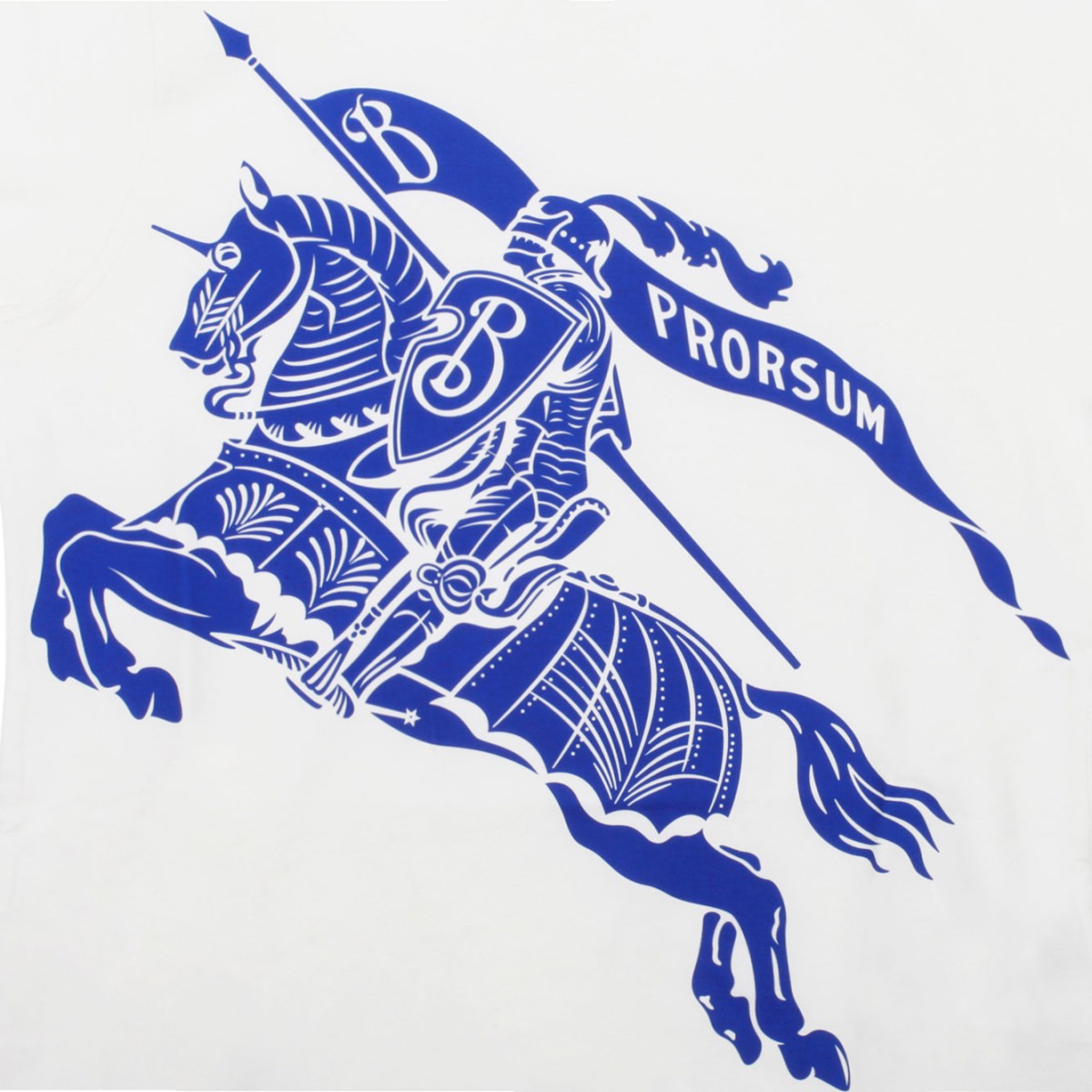 White Logo Print T-Shirt