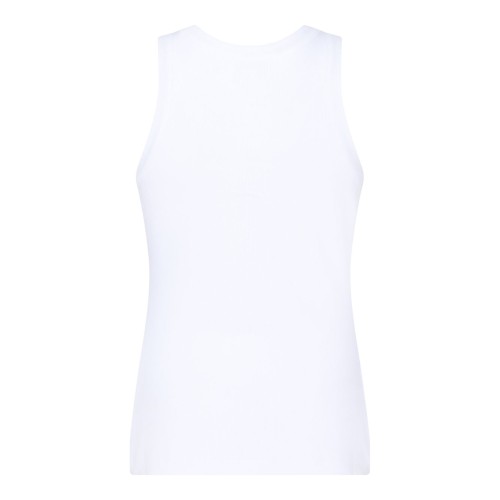 White Logo Plaque Tank Top 2
