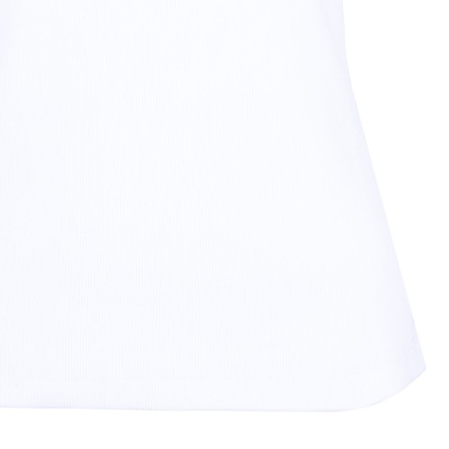 White Logo Plaque Tank Top