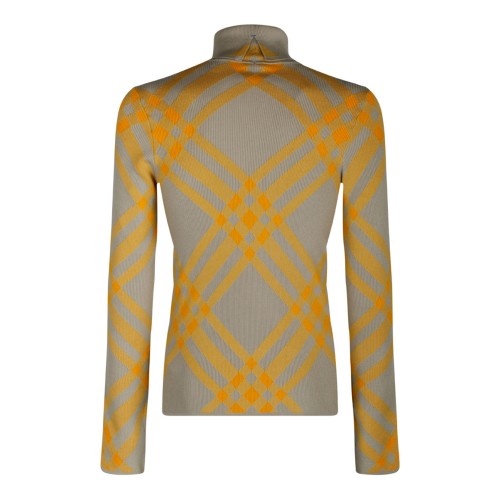 Checked Wool Blend Jumper