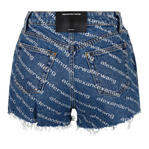 High Waisted Worn Effect Shorts 2