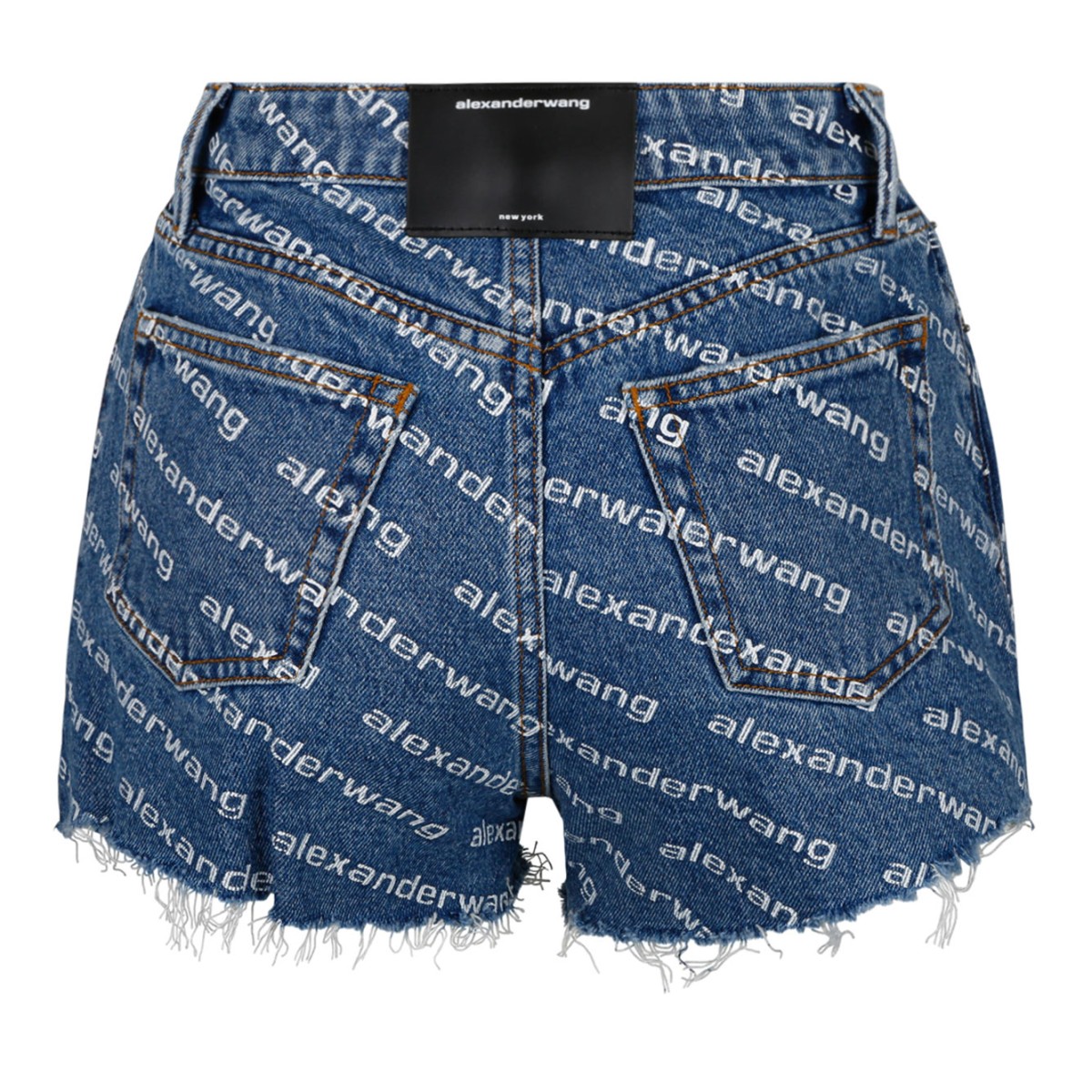 High Waisted Worn Effect Shorts