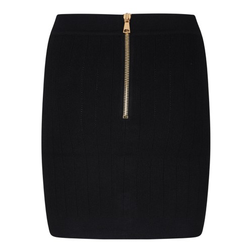 Black Knitted Miniskirt 2