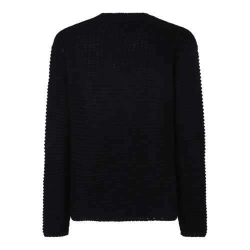 Black Logo Intarsia Sweater 2