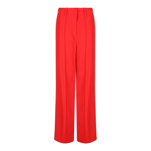Bright Red Tailored Trousers