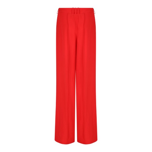 Bright Red Tailored Trousers