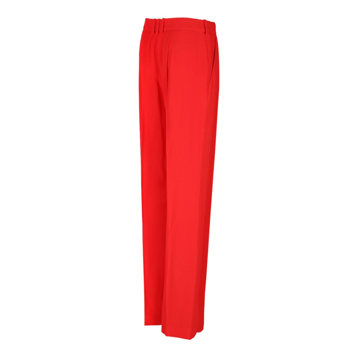 Bright Red Tailored Trousers