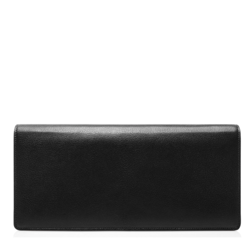 Black Supple Grain Leather Aube E/W Shoulder Bag