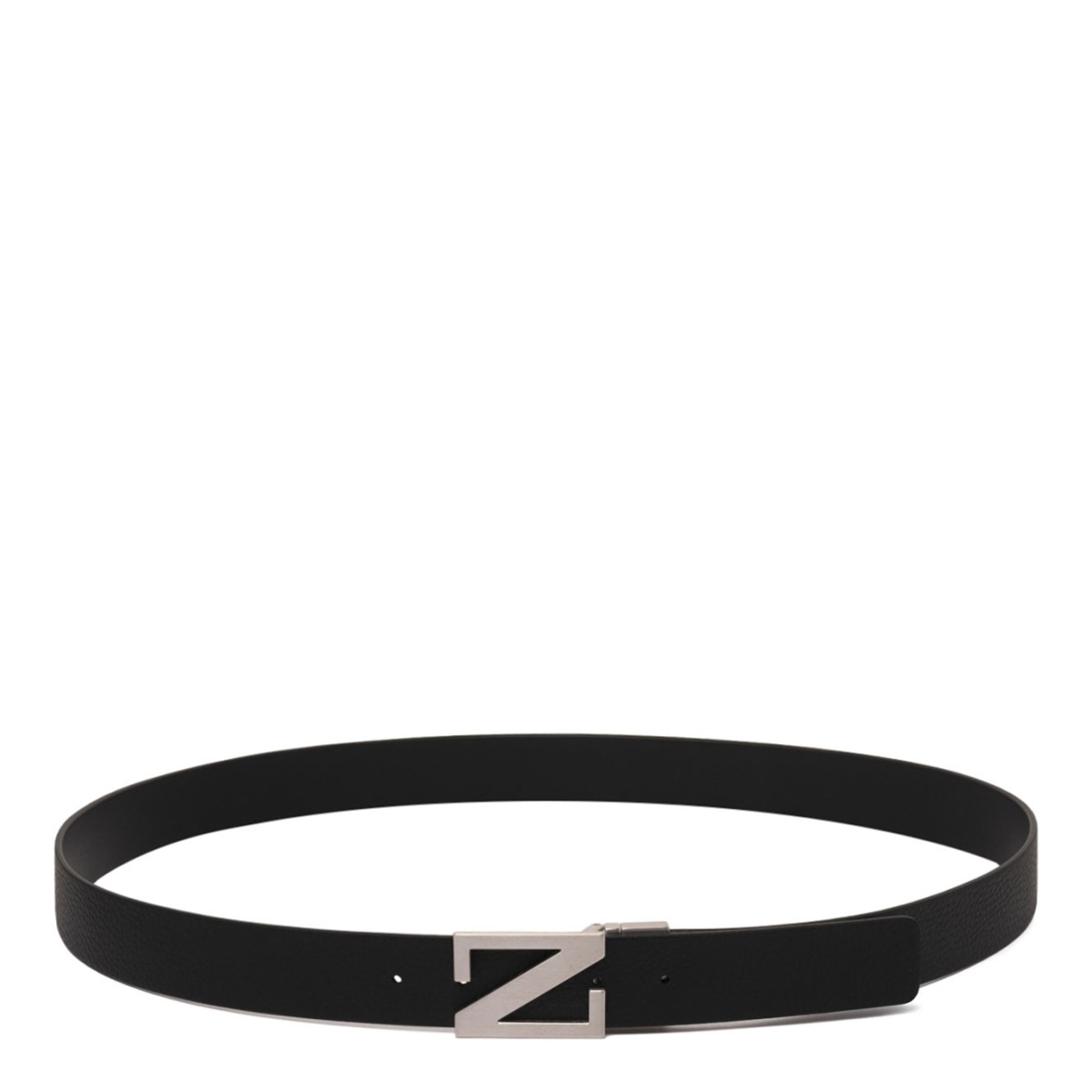 Black Monogram Buckle Belt