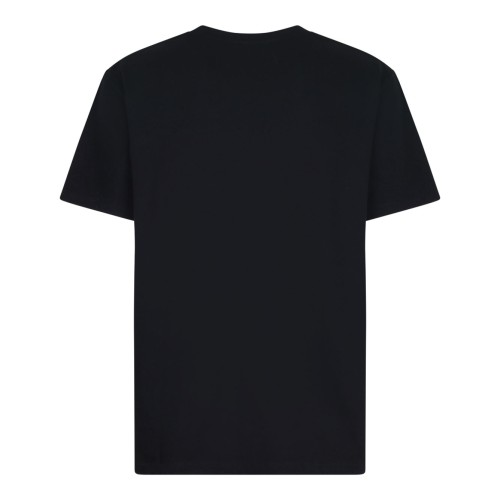 Black Flocked Logo T-Shirt 2
