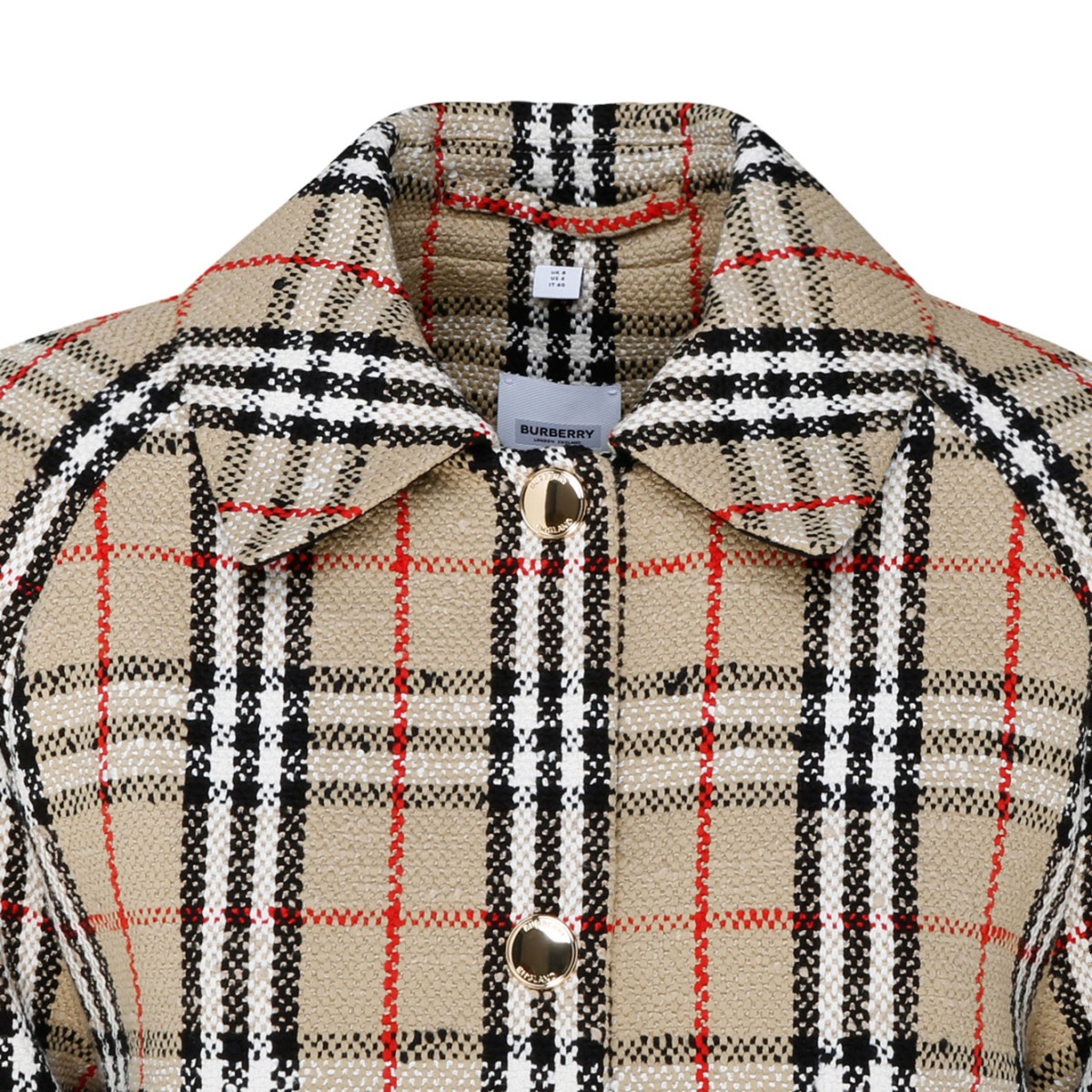 Archive Beige Buttoned Raincoat