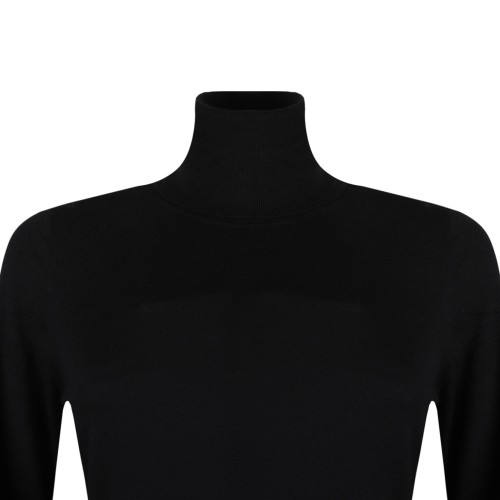Black Turtleneck Sweater