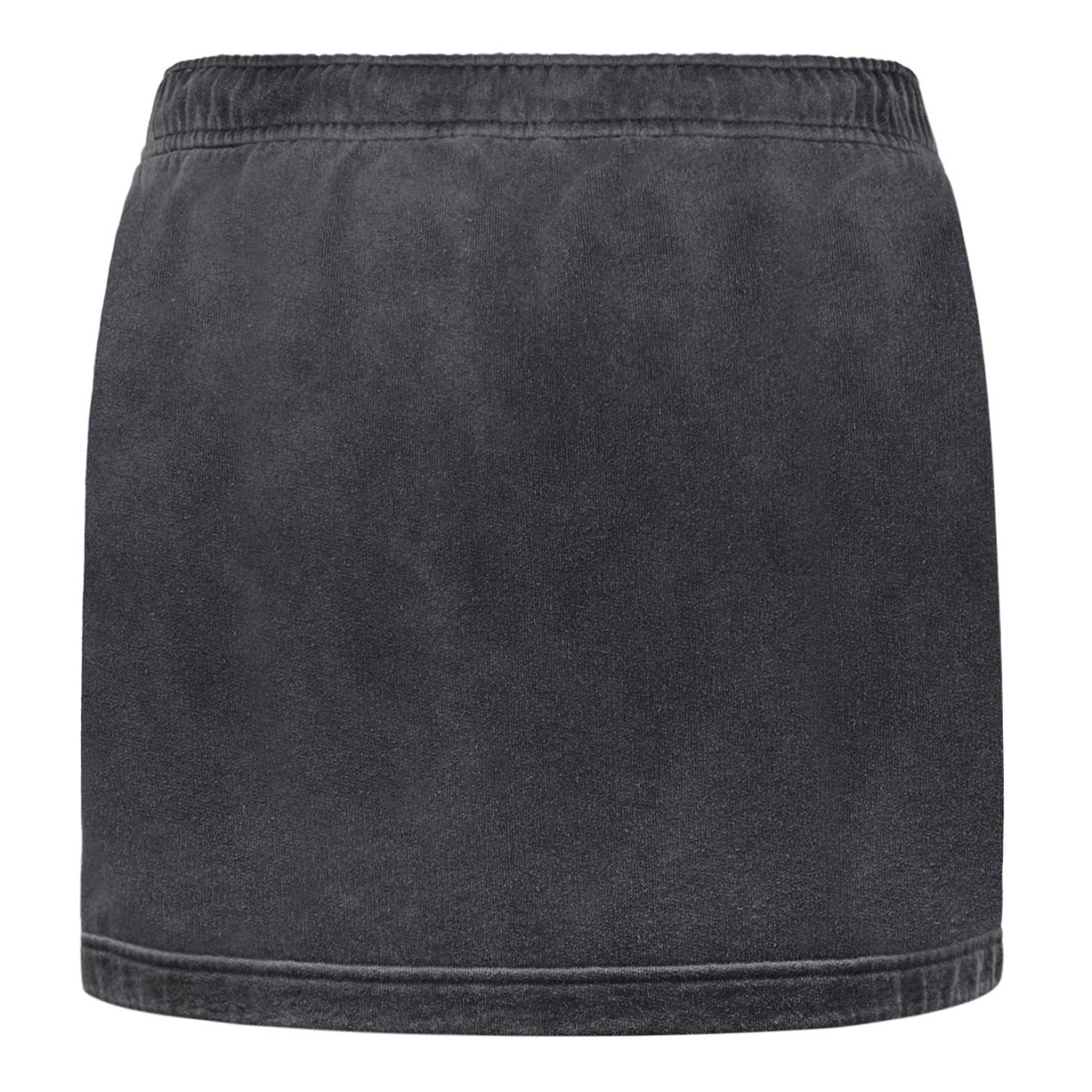 Washed Caviar Cotton Mini Skirt