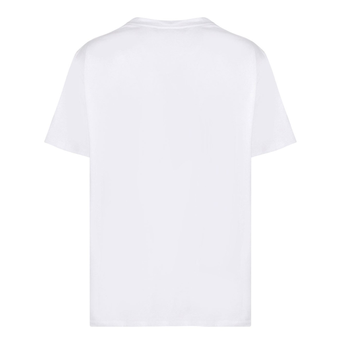 White Logo Print T-Shirt
