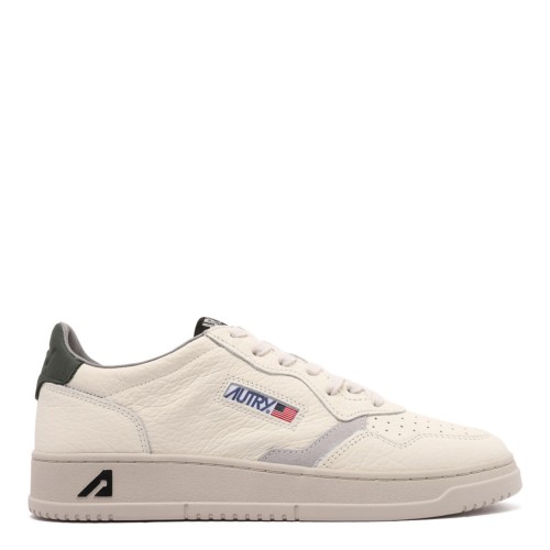 Medalist White Logo Sneakers