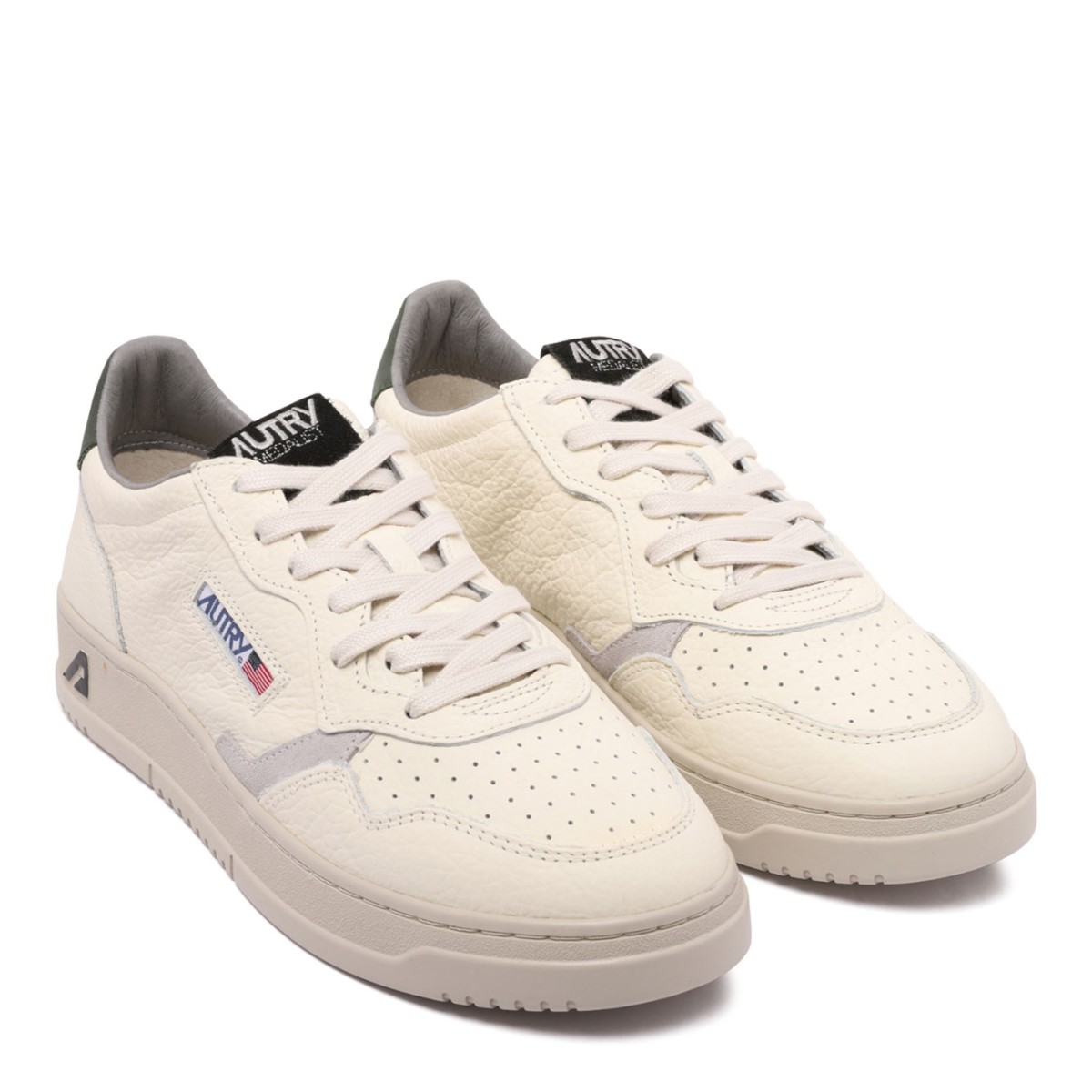 Medalist White Logo Sneakers