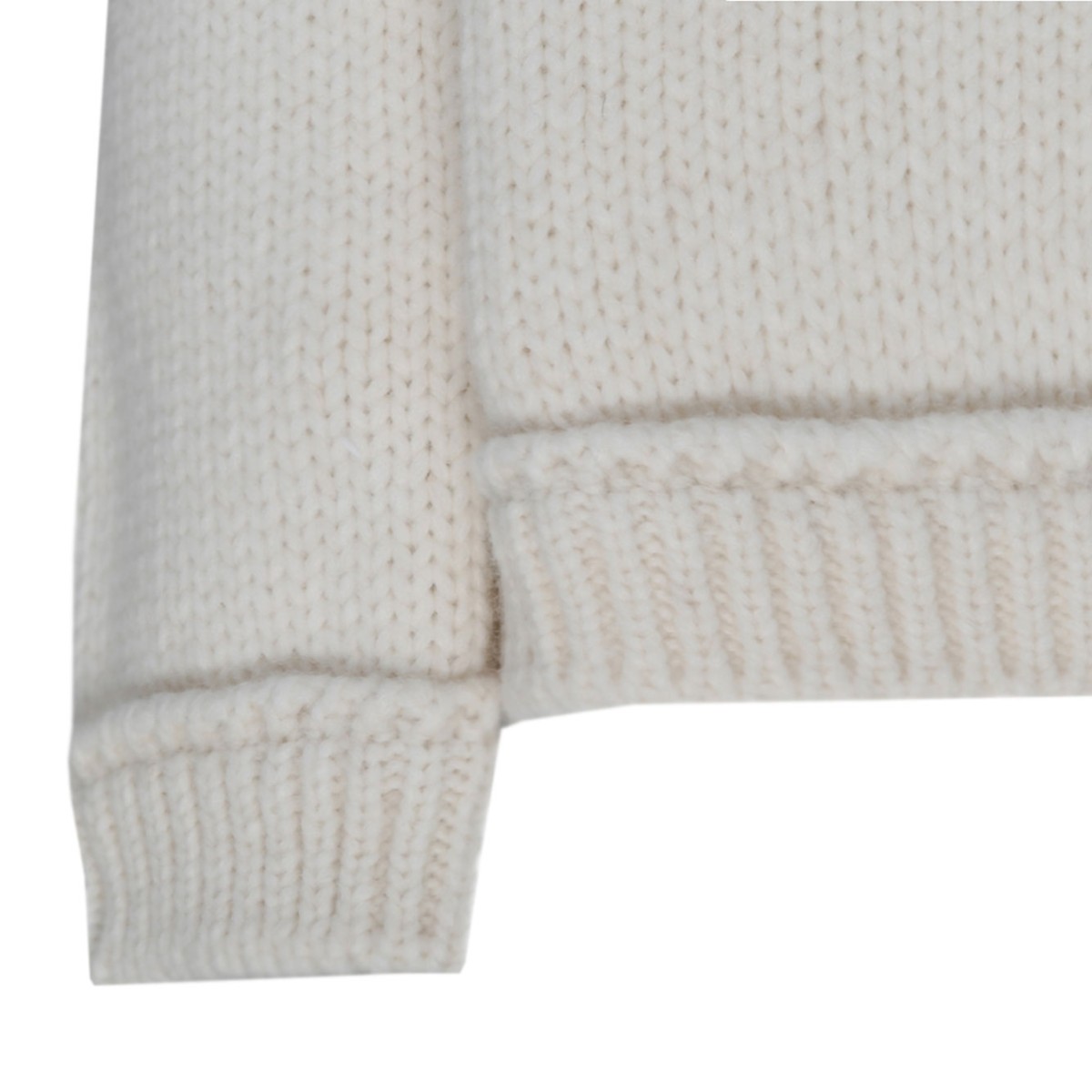 Tom Ford Chalk Alpaca V Neck Pullover Jumper