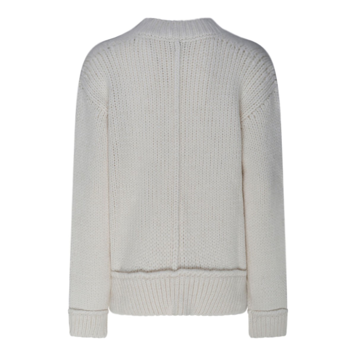 Tom Ford Chalk Alpaca V Neck Pullover Jumper