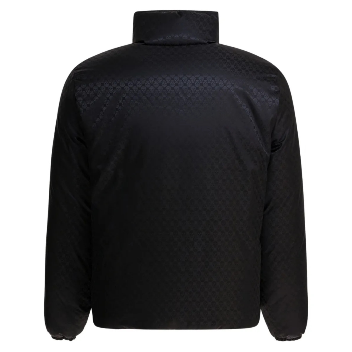 Black Zip-Up Down Jacket