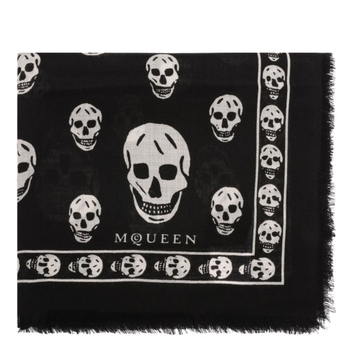 Black and White Classic Skull Scarf