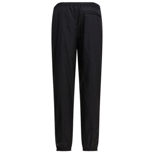 Black Sports Trousers With Jacquard Effect 2