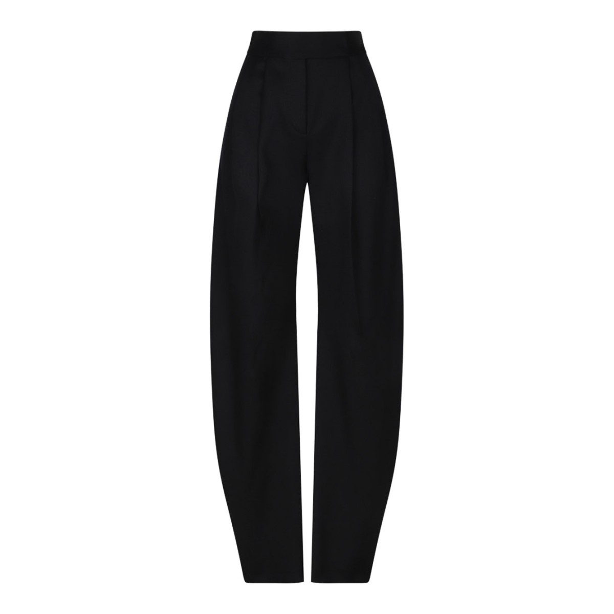 Black Pleated Trousers