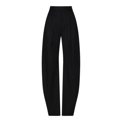 Black Pleated Trousers