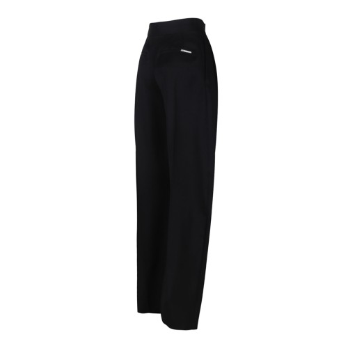 Black Pleated Trousers