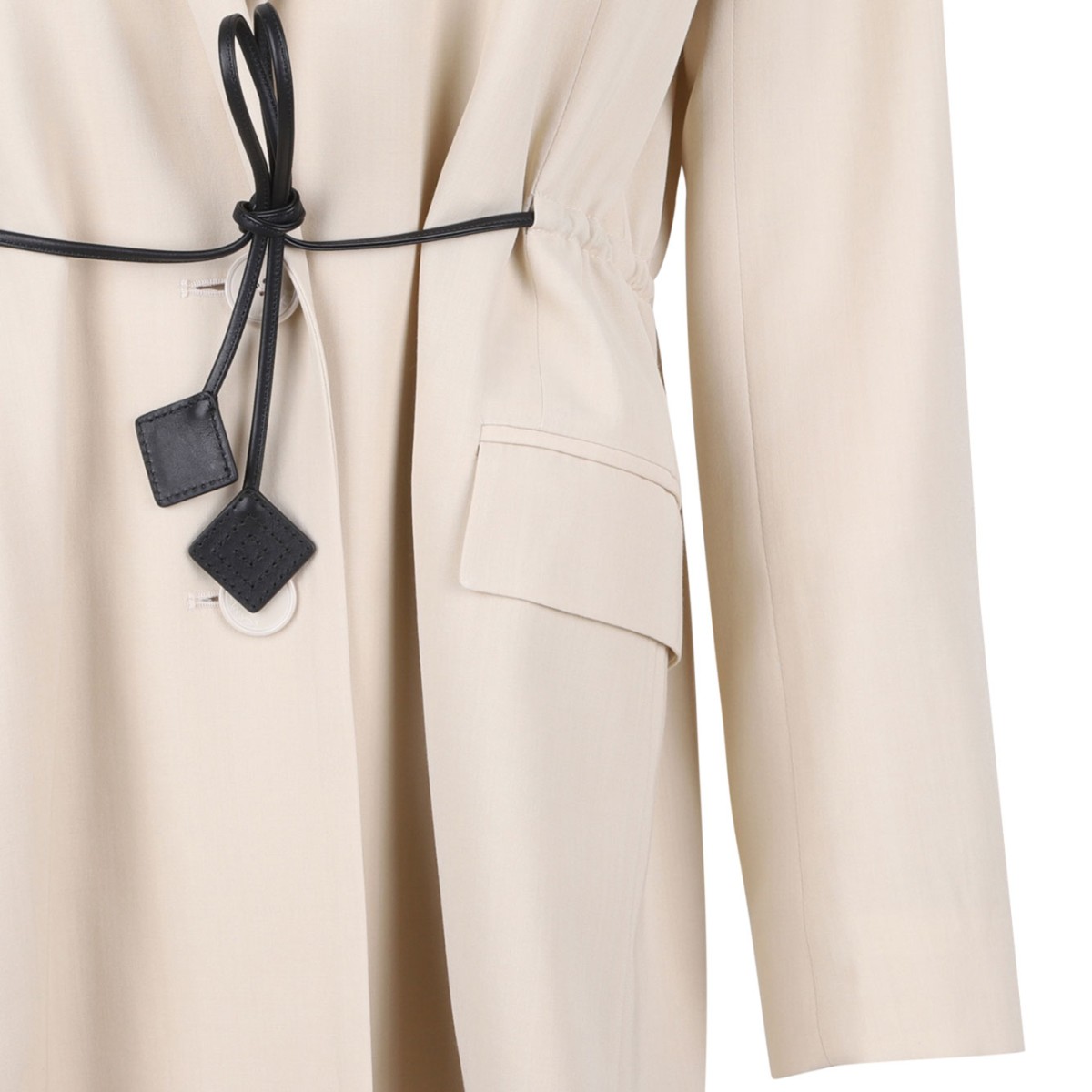 Ecru Virgin Wool Blazer