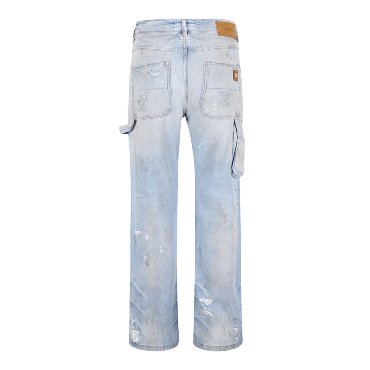 Blue Straight Leg Jeans