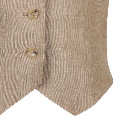Tobacco Sauro Waistcoat