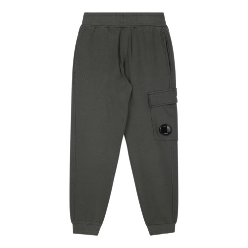 Dark Green Len Detail Track Pants