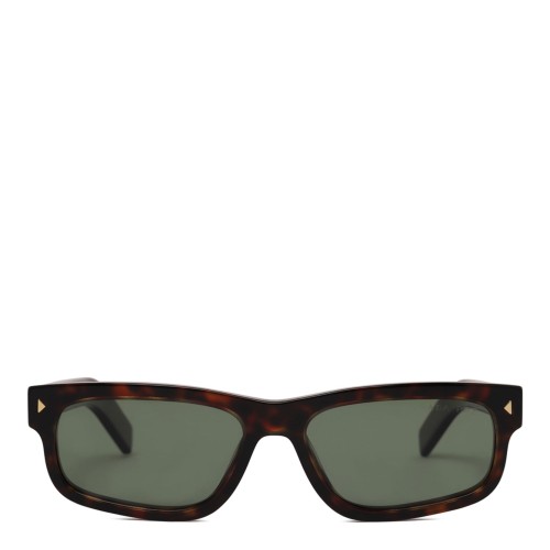 Brown Rectangular Sunglasses