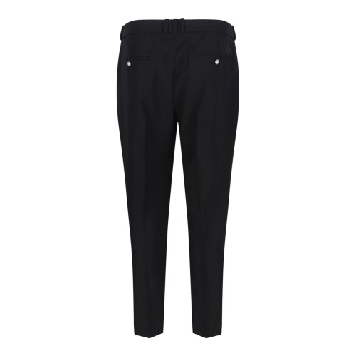 Black Straight Tailored Trousers