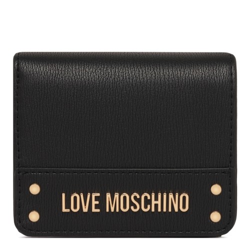 Black Logo Lettering Wallet
