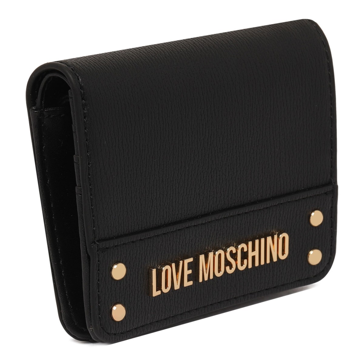 Black Logo Lettering Wallet