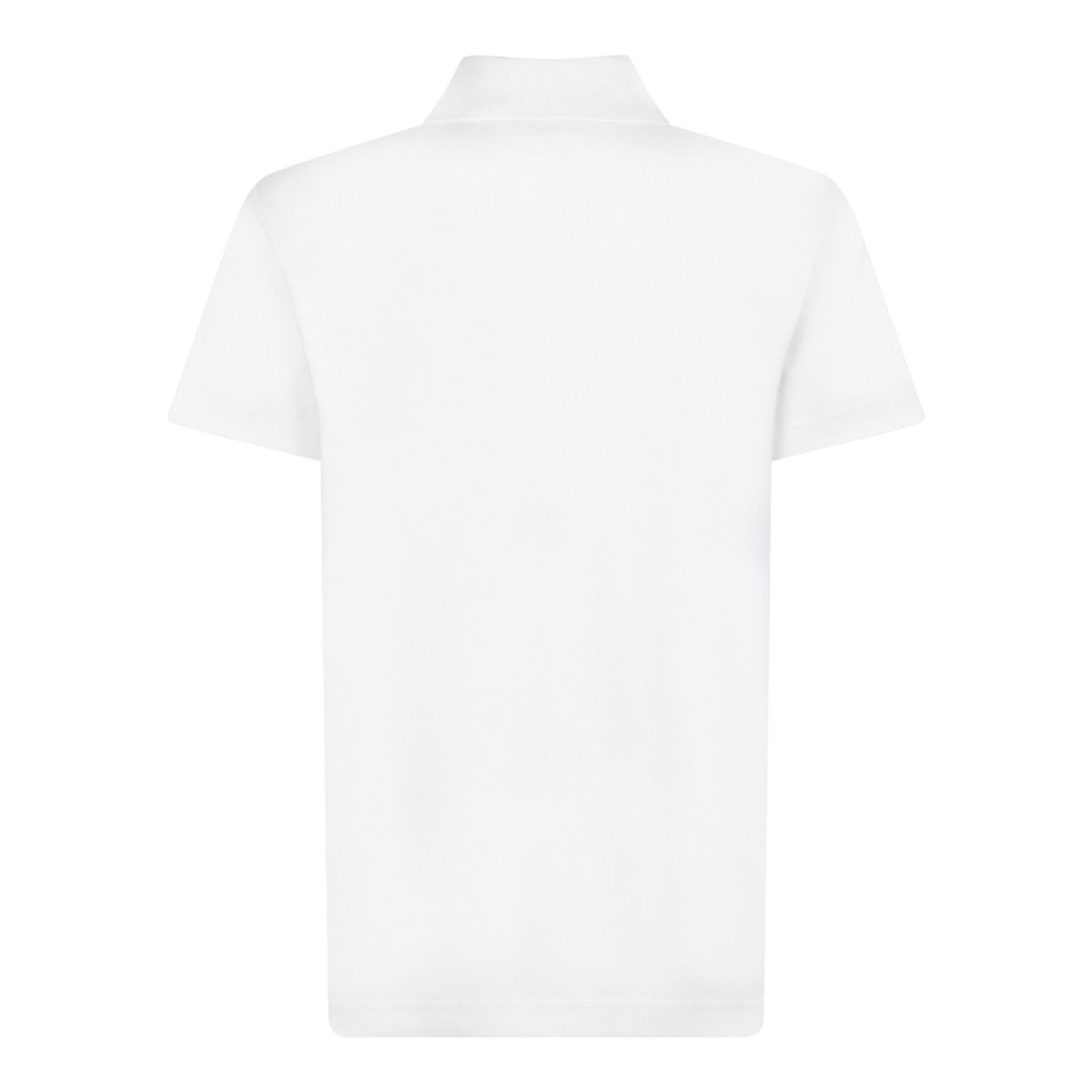White Pique Polo Shirt