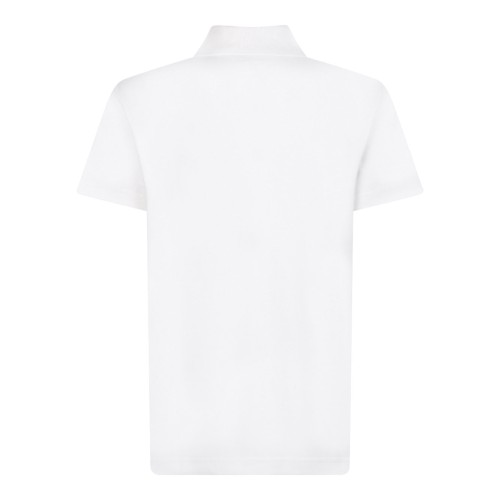 White Pique Polo Shirt